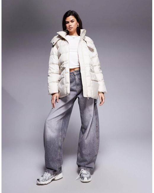 Barbour Purple Lisbon Puffer Jacket