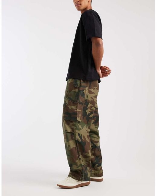 Levi's Green Baggy Field Cargo Trousers for men