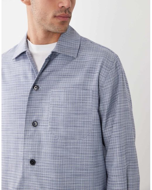 Surchemise texturée - clair SELECTED pour homme en coloris Blue