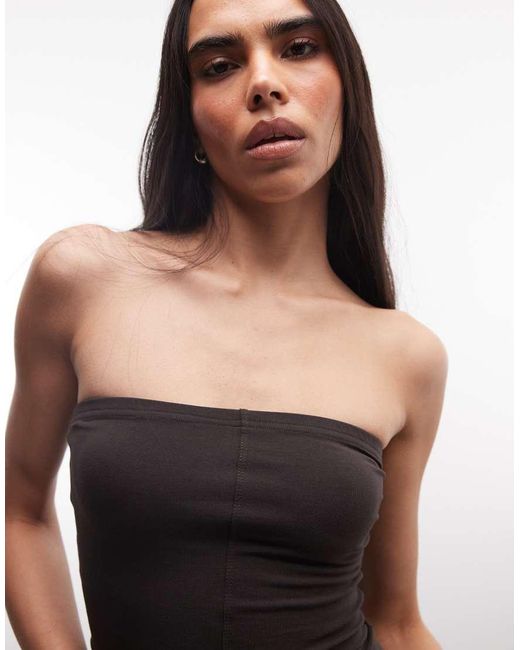 Weekday Brown Tube Top