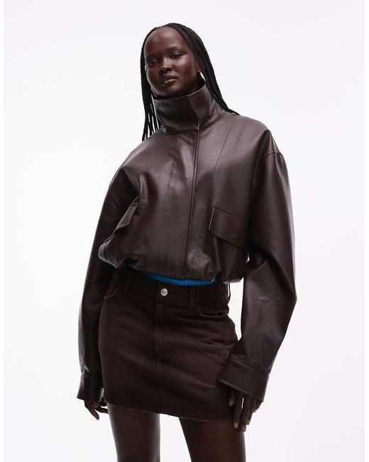 ASOS Micro Minirok in het Brown