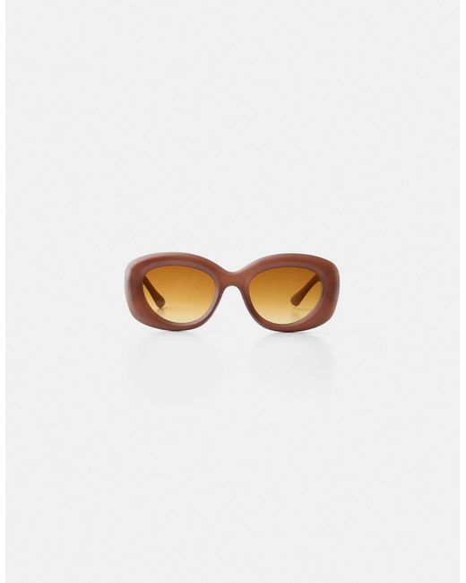 Bershka – collection – sonnenbrille in Black für Herren