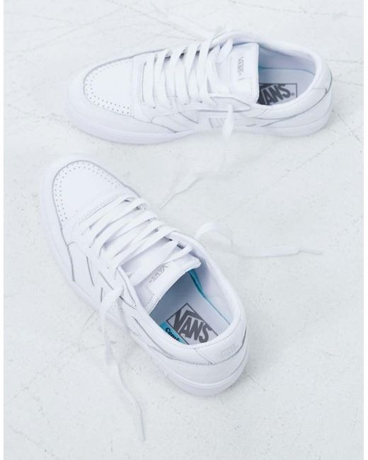 Vans White Lowland Trainers