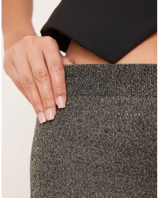 Jupe transparente avec jupon - anthracite métallisé Abercrombie & Fitch en coloris Natural