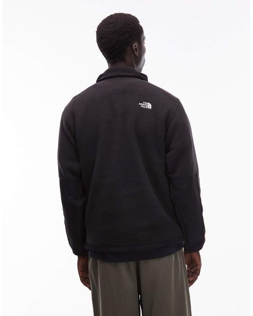The North Face Black Yumiori Off Peak 1/2 Zip Colourblock Heavy Fleece Jacket for men