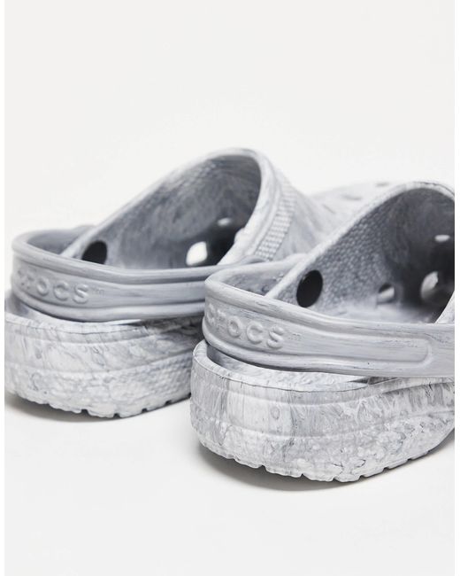 CROCSTM Gray – marmorierte clogs