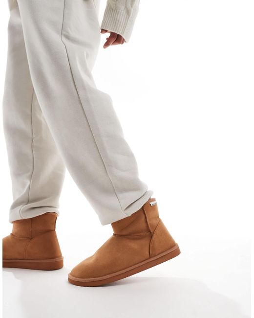 Jack & Jones Brown Faux Suede Boot for men