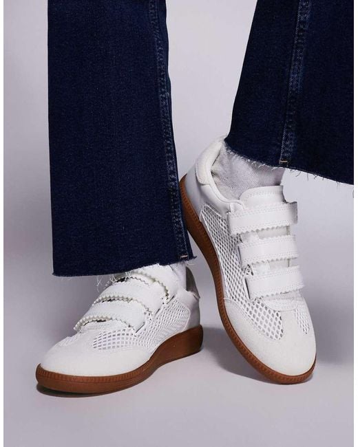 Steve Madden Blue Momentum Velcro Sneakers