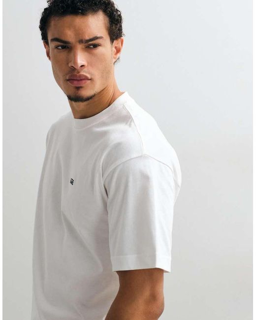 Vans White Left Chest Ii Loose T-shirt for men
