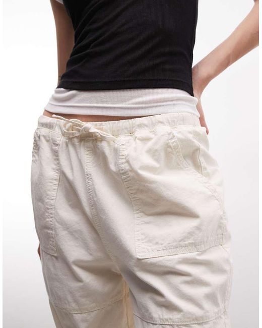 Collusion White Cargo Jort