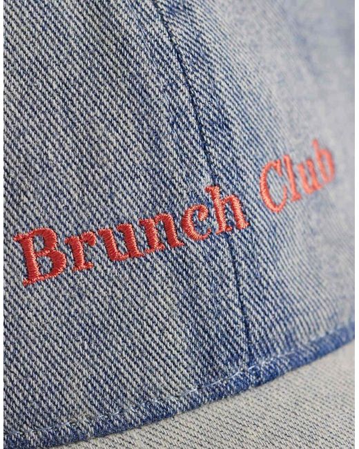 Accessorize Blue Brunch Club Cap