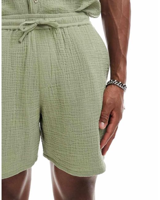 Pantaloncini di New Look in Green da Uomo