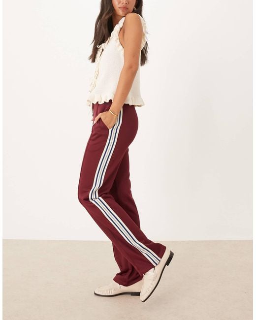 Calvin Klein Pink High Shine Track Pants
