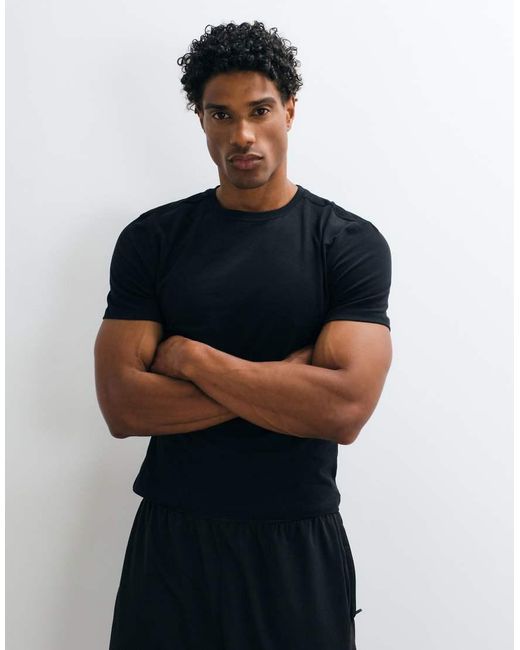4505 Blue 4504 Shrunken Fit Cotton Baby Tee With Quick Dry Finish for men