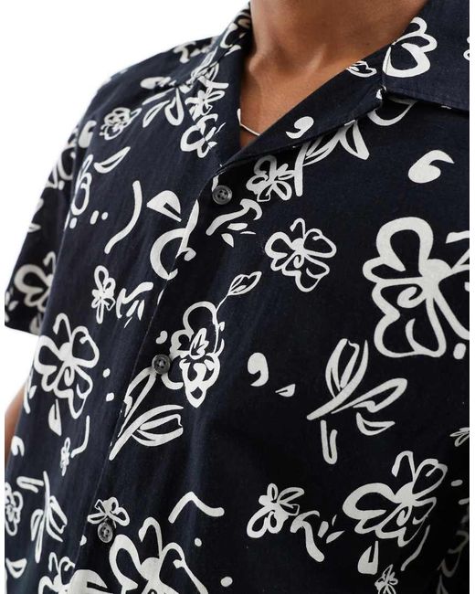 Camicia Nera di SELECTED in Blue da Uomo