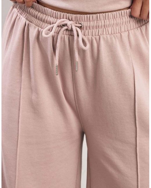 Yours Clothing Pink Wide Leg Joggers