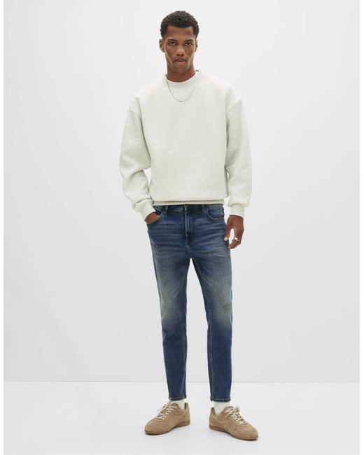 Pull&Bear – karottenjeans in White für Herren