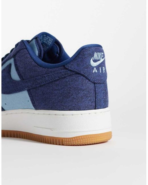 Nike Blue Air Force 1'07 Lv8 Trainers for men