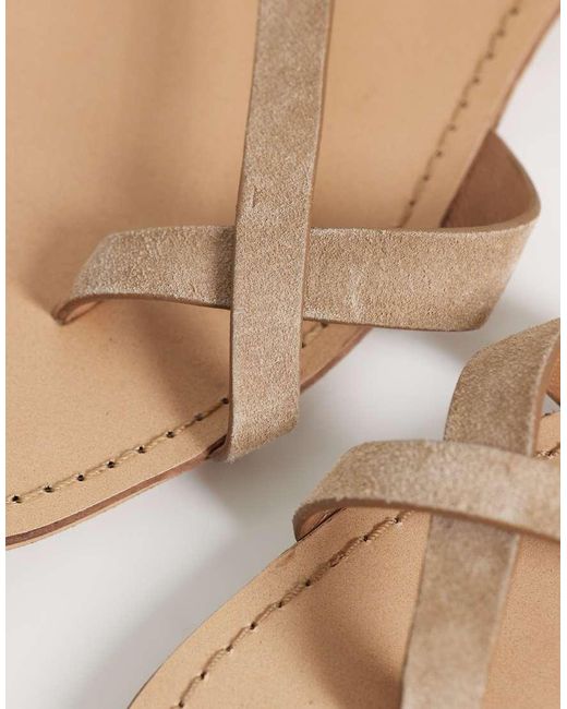 ASOS Brown Friction Sandal
