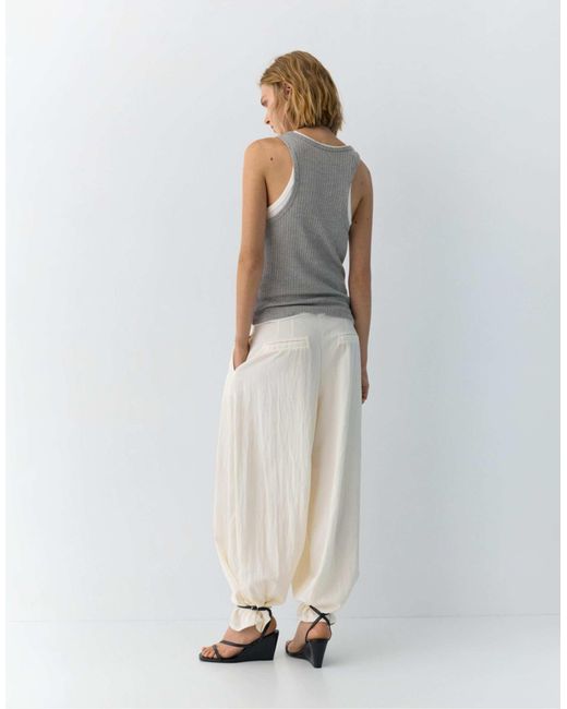 Pull&Bear White – hose