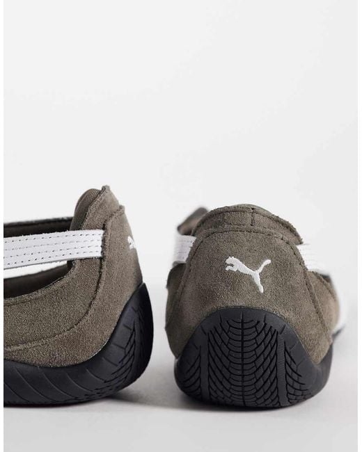 PUMA Brown Speedcat Ballet Nova Flats