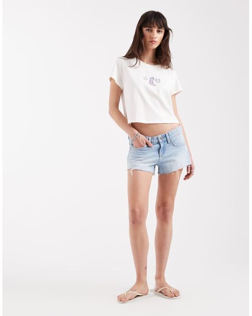 Wrangler White Baby Tee