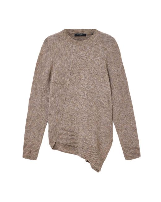 Lock - pull ras AllSaints en coloris Natural