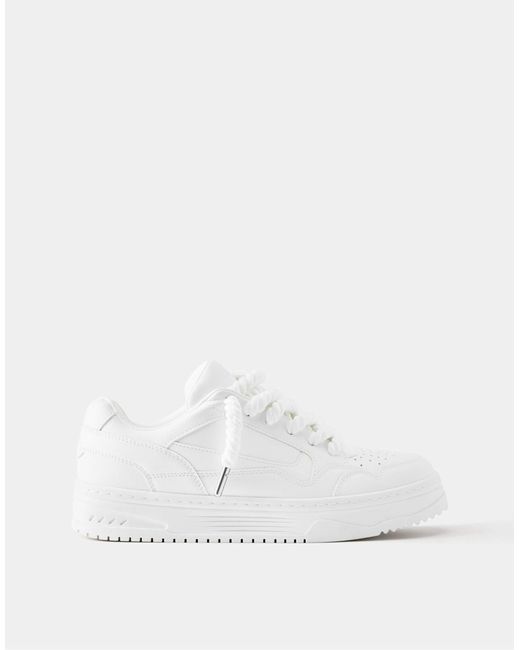 Stwd - baskets à lacets Pull&Bear pour homme en coloris White
