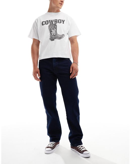 Wrangler – 13mwz original – cowboy-jeans mit geradem schnitt in Blue für Herren