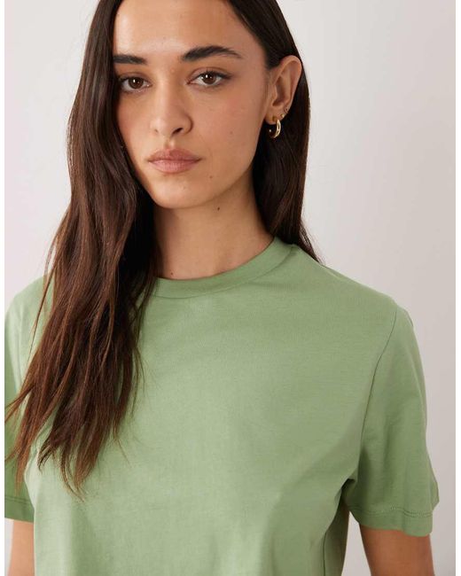 ASOS Green Mix & Match Cotton Pyjama Oversized Tee With Side Splits