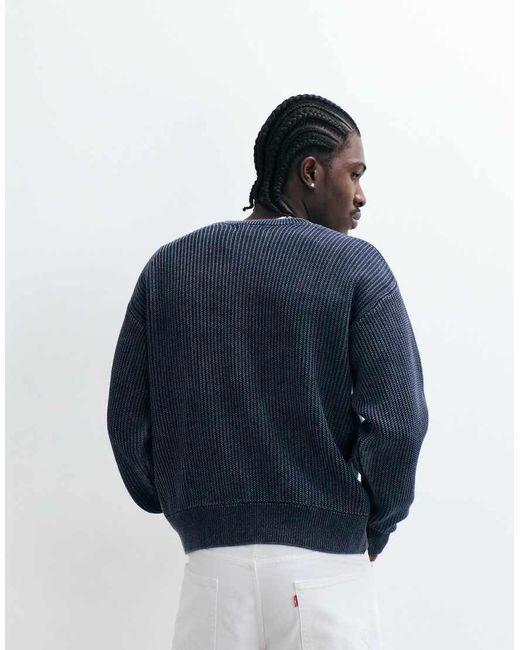 Cotton On Blue Box Fit Crew Knit for men