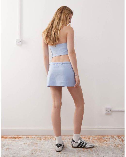 Collusion Blue Mini Bangaline Skirt