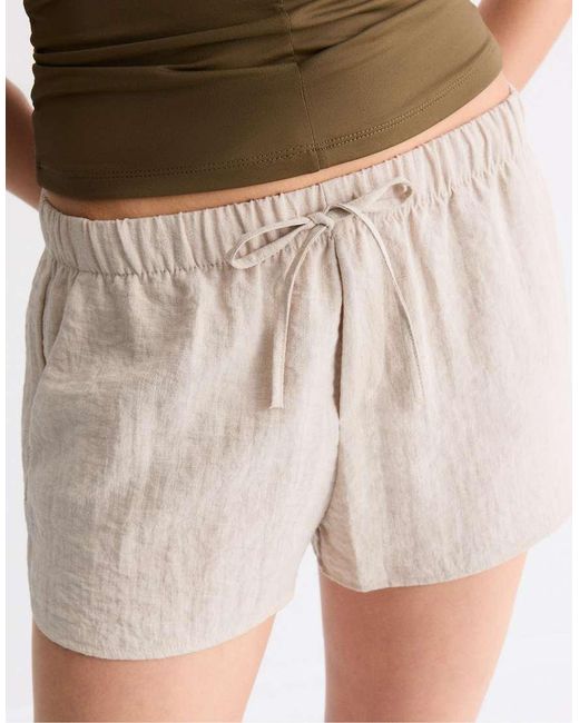 Stradivarius Natural Rustic Shorts