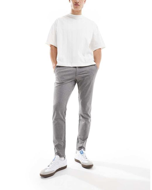 Only & Sons Toelopende, Nette Broek in het White voor heren
