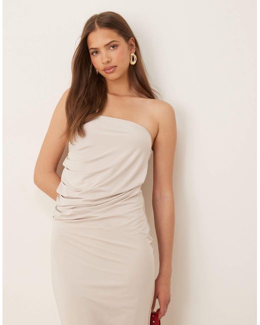 SNDY'S Natural – trägerloses maxikleid