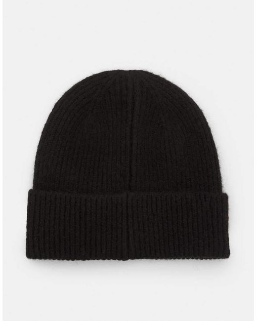Pull&Bear Black Knit Beanie