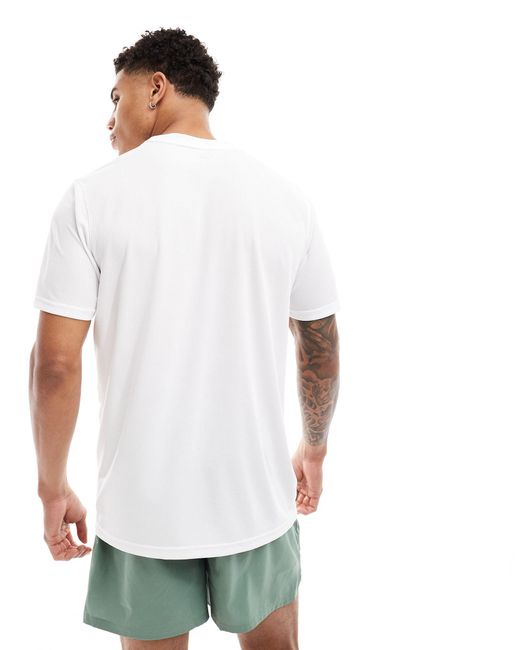 Training - t-shirt bianca con logo di PUMA in White da Uomo