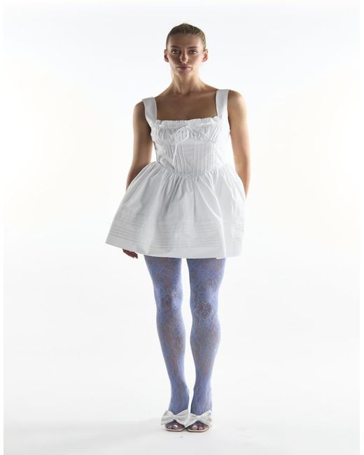Collective The Label White Corset Mini Dress