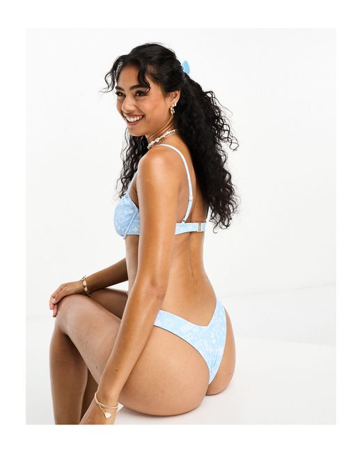 Kulani Kinis X Hannah Meloche & Ava Jules Ruched Underwire Bra Bikini