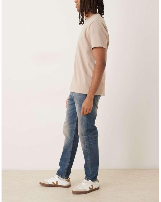ASOS Natural Stretch Tapered Jeans for men