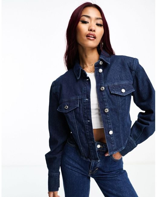Bershka giacca di jeans hotsell