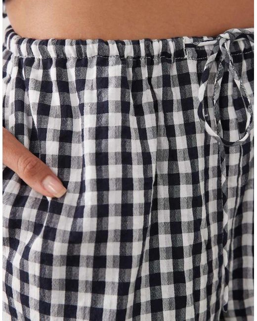 ASOS White Tie Waist Co-ord Trouser