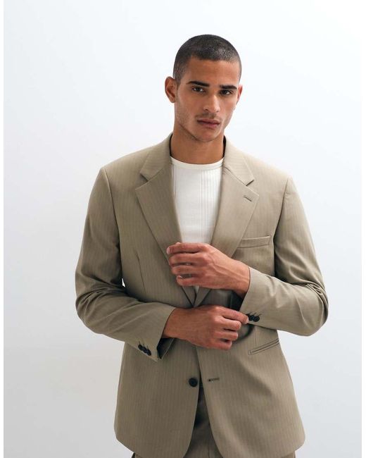 ASOS Green Slim Suit Jacket for men