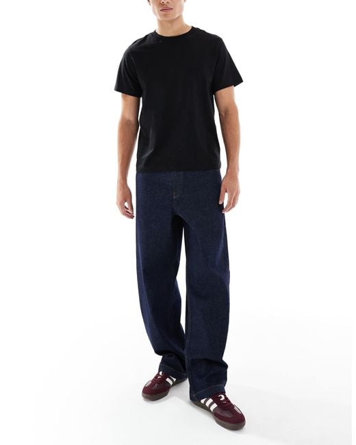ASOS – lockere straight jeans in Blue für Herren