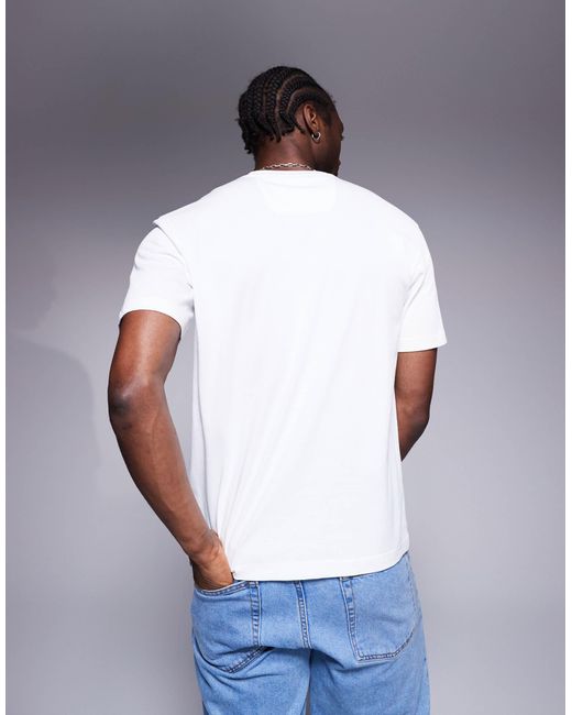 Boss Blue 10 Central Logo T-shirt Oversized Fit for men