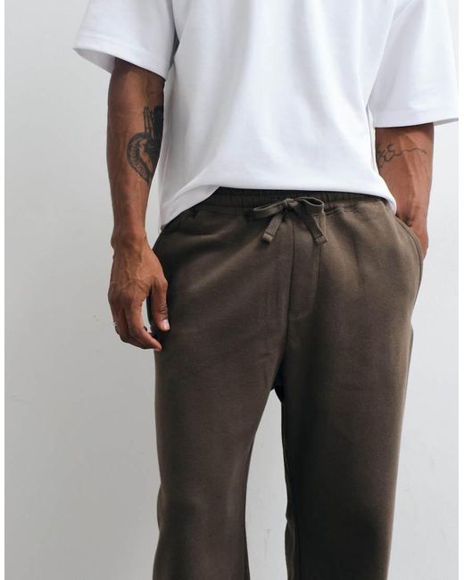 Hollister White Open Cuff joggers for men