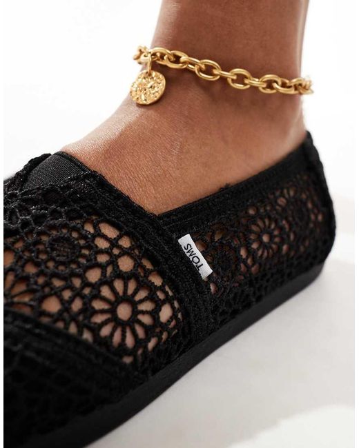 TOMS Black Alpargata Espadrilles