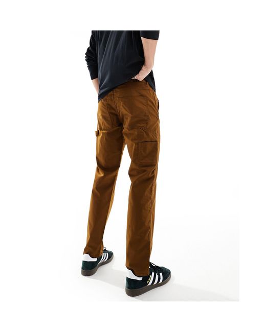 Edge - pantalon droit style charpentier - marron Only & Sons pour homme en coloris Brown