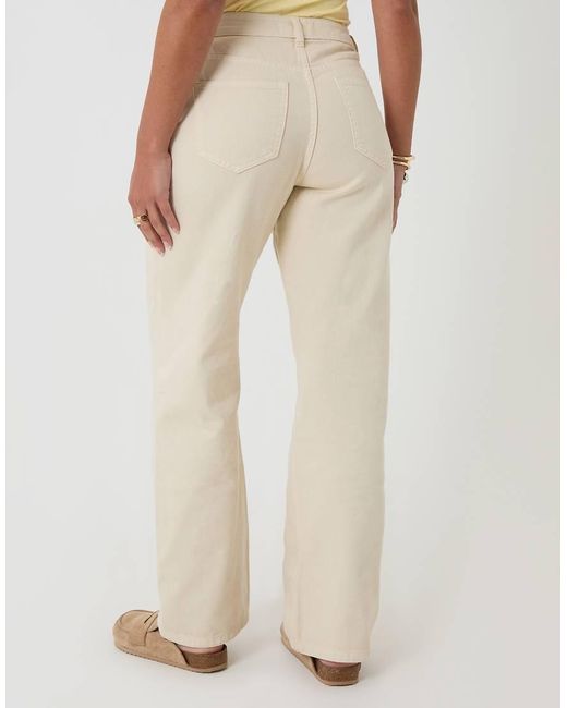 Threadbare Natural Straight Leg Jeans