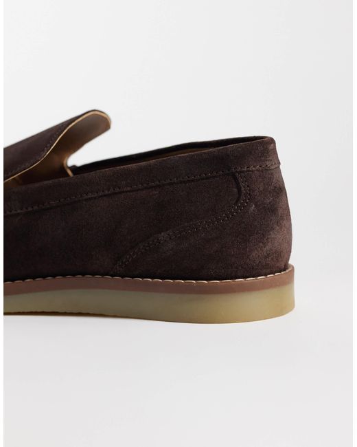 Schuh White Risk Loafers for men